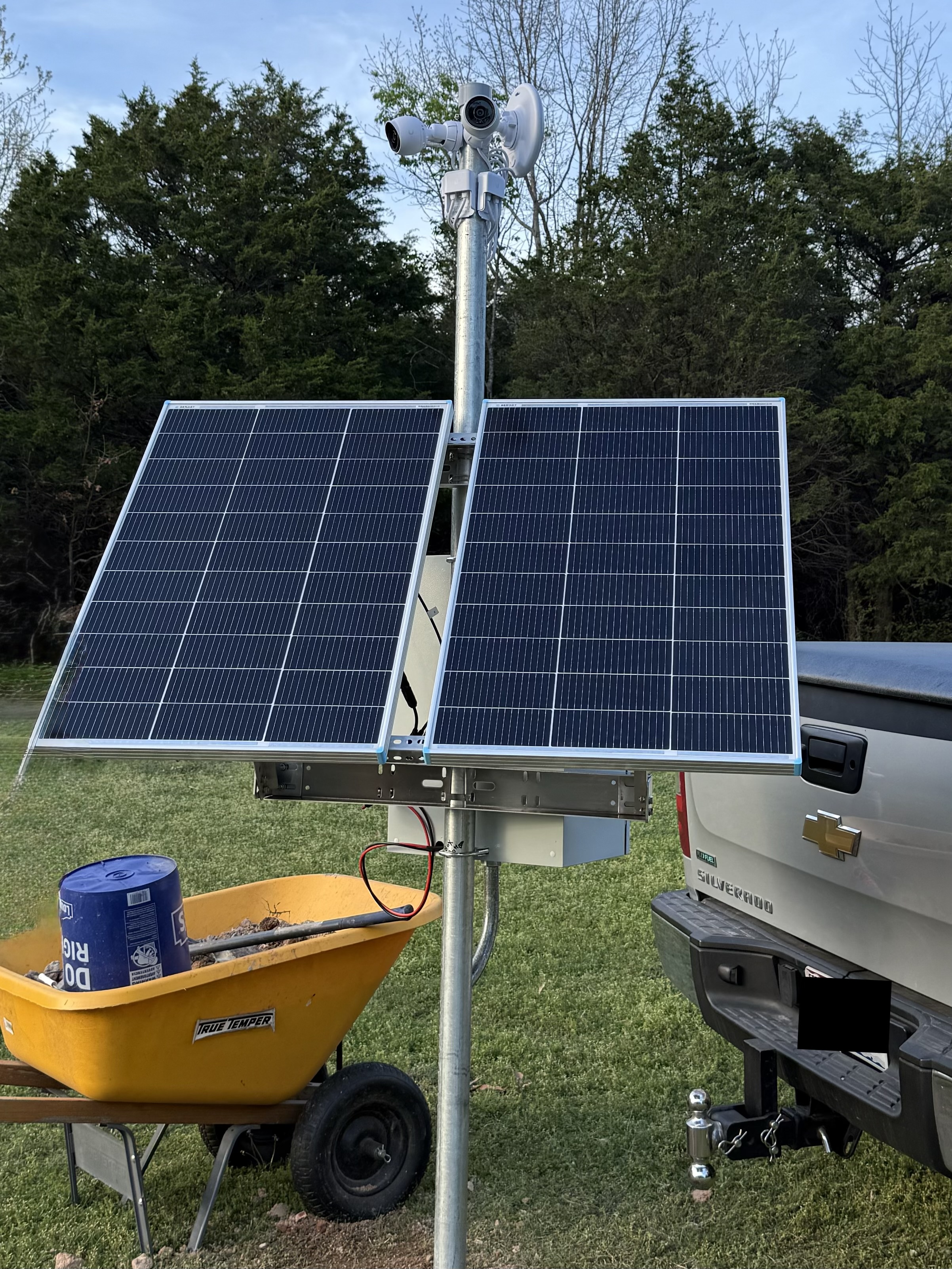 Installed - front view